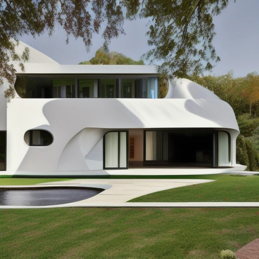 2636512966-house with convex windows, architecture, modern art-now.webp